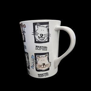 Signature Housewares Mug Shots iCat Cat Humor Stoneware Coffee Mug